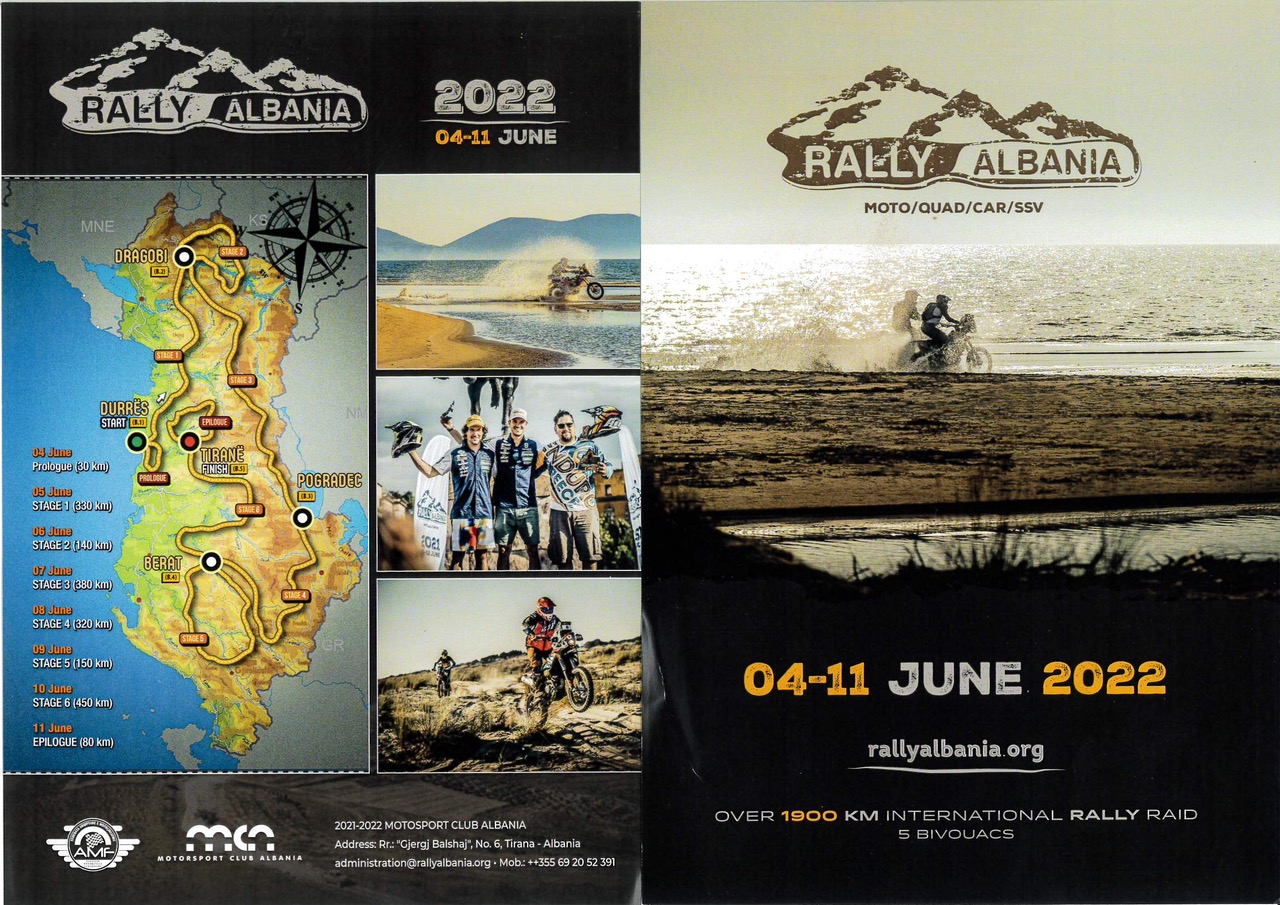 Rally Albania <br><span>dal 4 all’11 Giugno 2022</span>