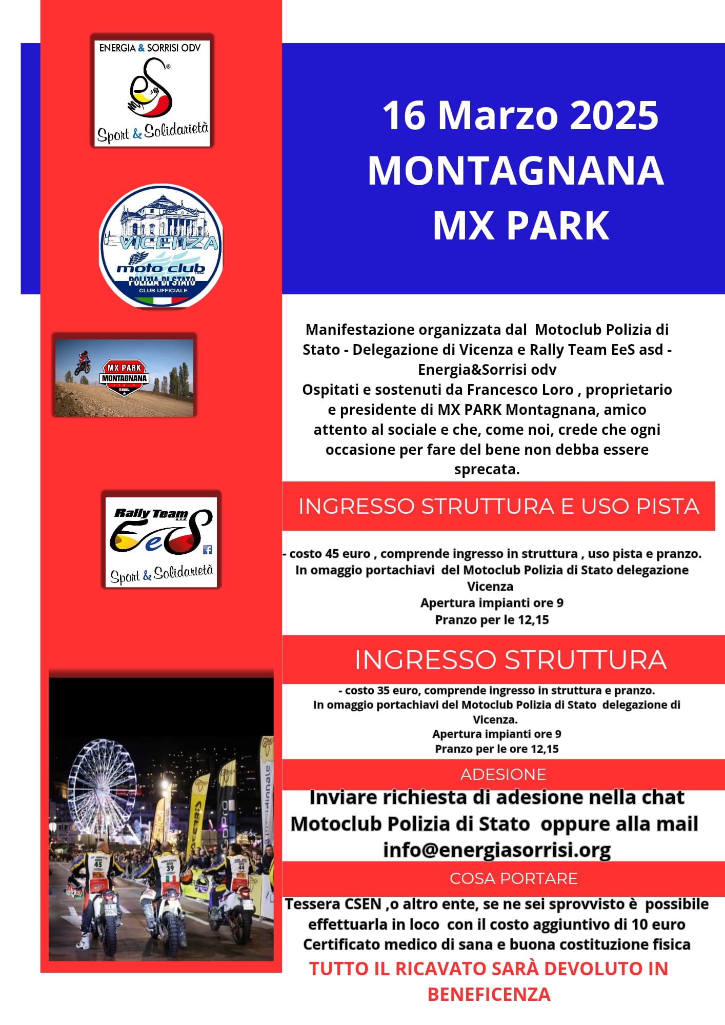 16 Marzo 2025 Montagna Park MX – Manifestazione organizzata dal Motoclub Polizia di Stato